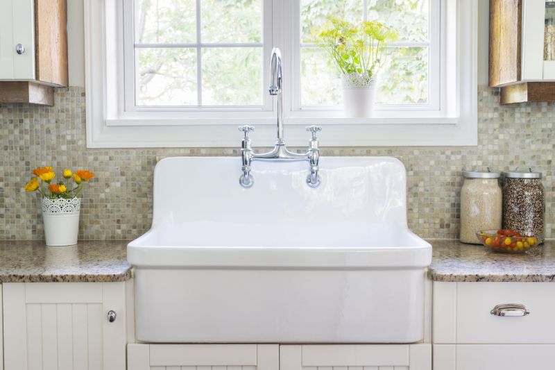 Farmhouse Sink with Vintage Fixtures